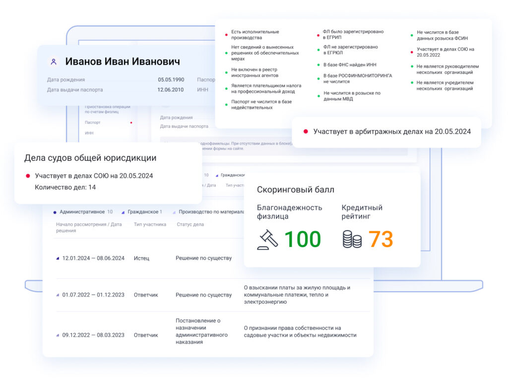 проверка соискателя образец отчета